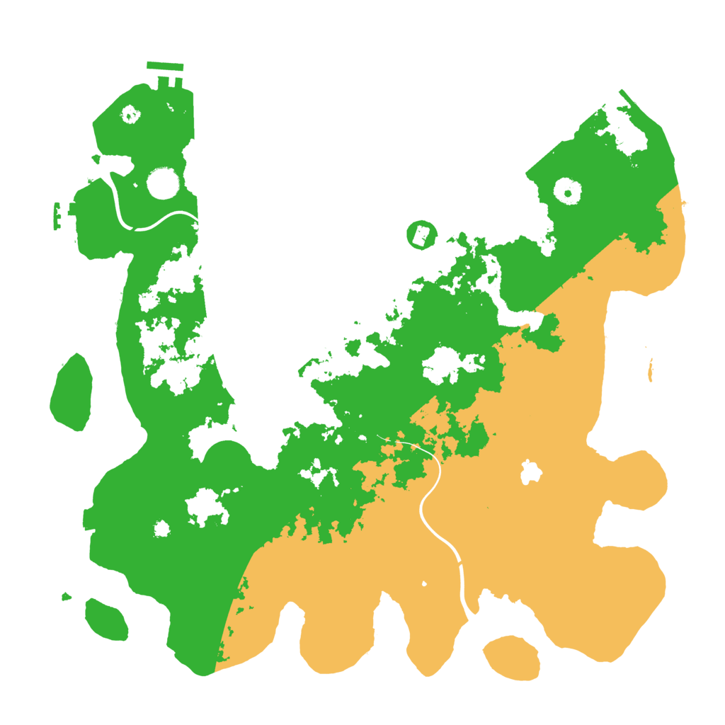 Biome Rust Map: Procedural Map, Size: 4000, Seed: 5463543