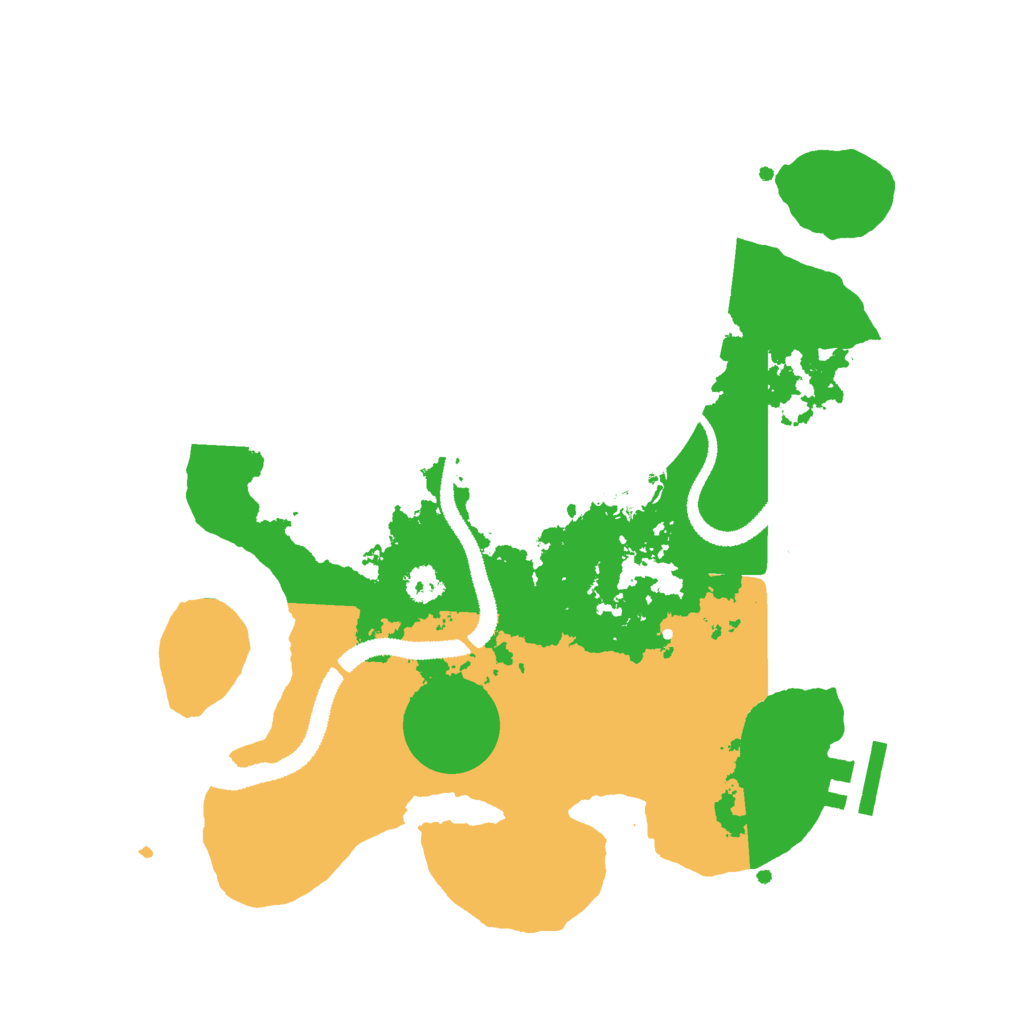 Biome Rust Map: Procedural Map, Size: 2800, Seed: 43267