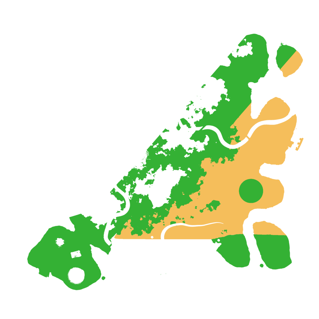 Biome Rust Map: Procedural Map, Size: 3500, Seed: 908588634