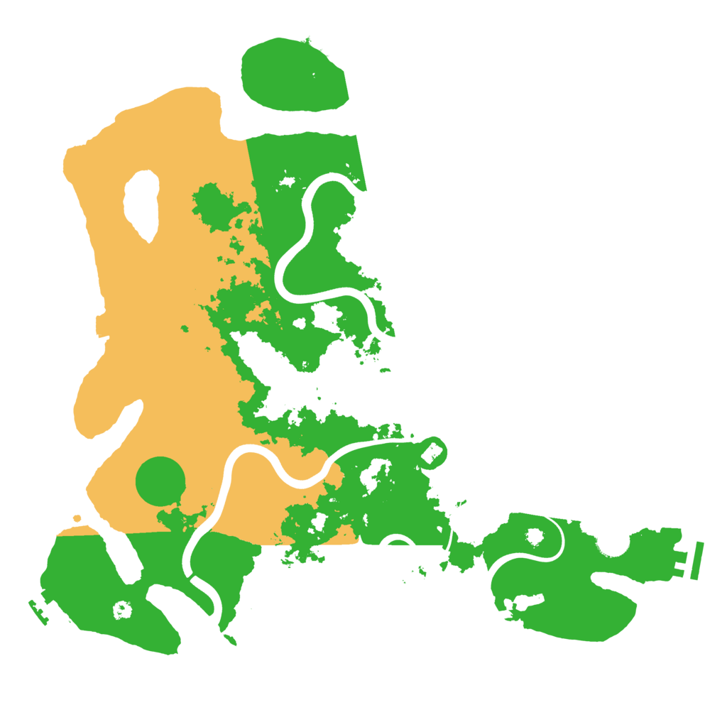 Biome Rust Map: Procedural Map, Size: 3850, Seed: 1294252490