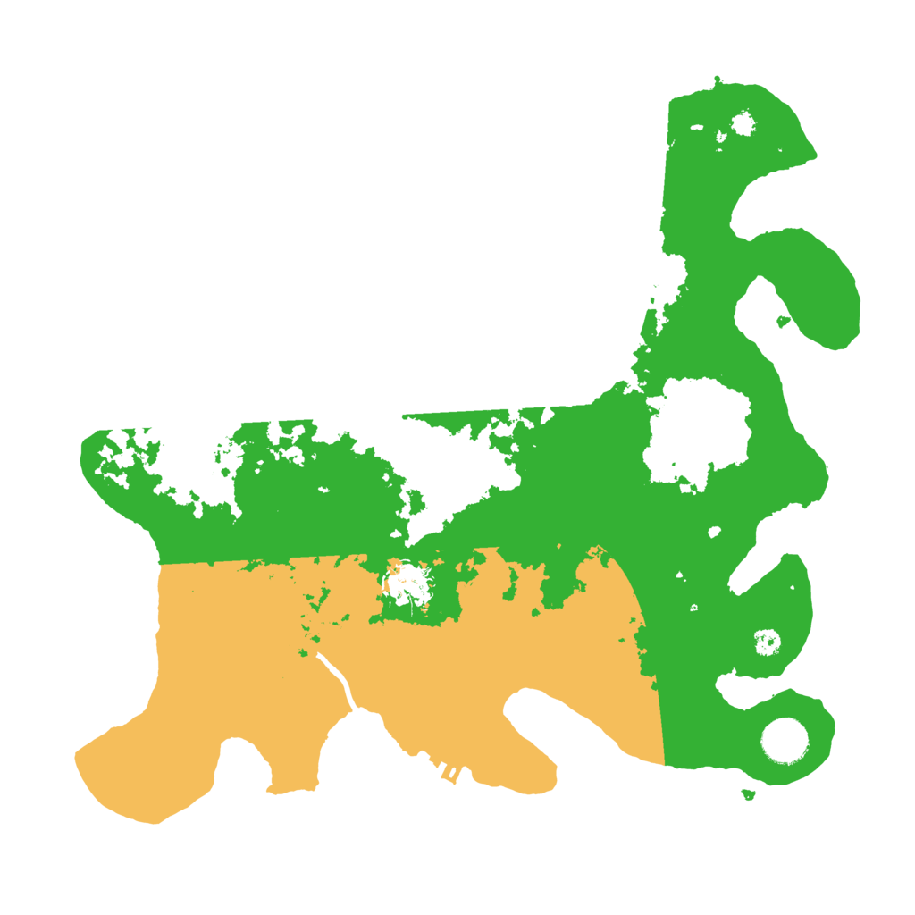 Biome Rust Map: Procedural Map, Size: 3500, Seed: 1268630081