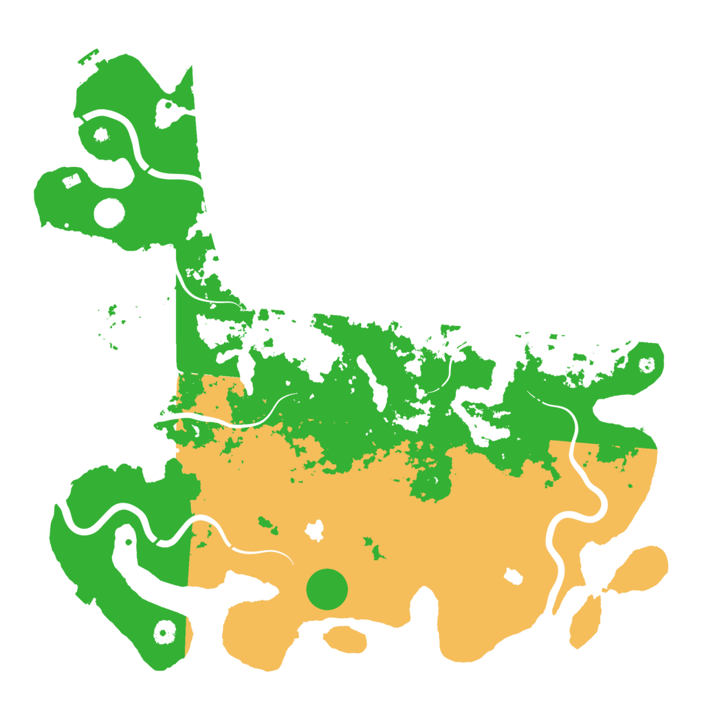 Biome Rust Map: Procedural Map, Size: 4500, Seed: 1264096167