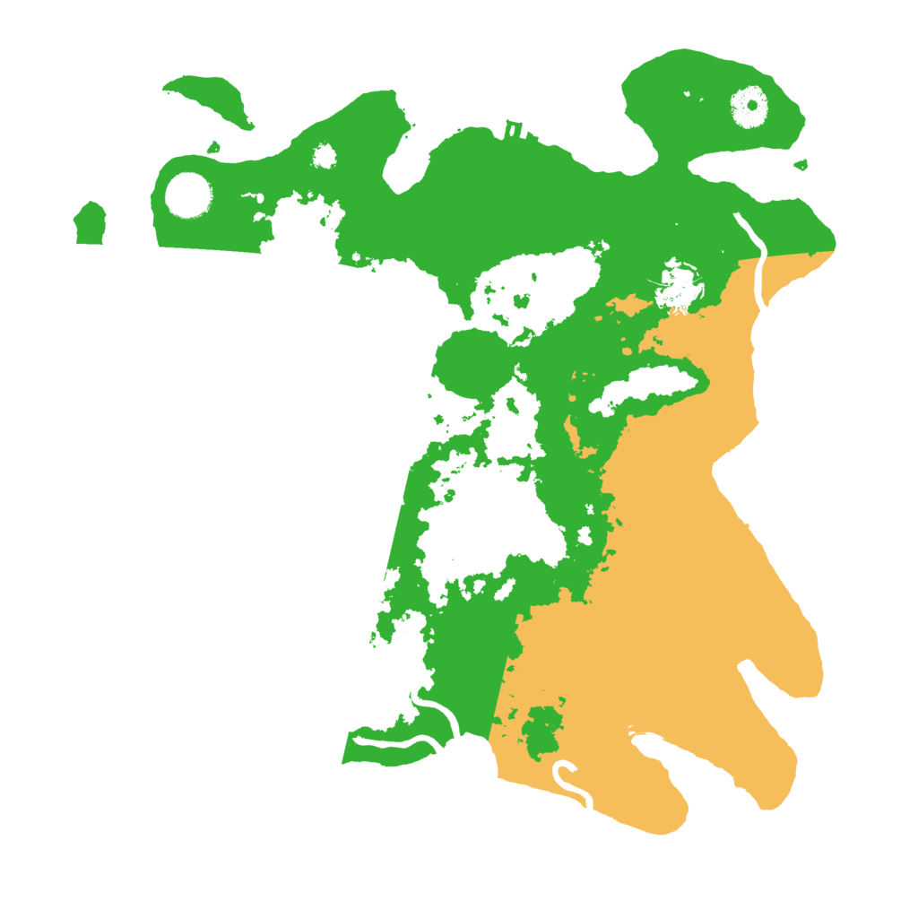 Biome Rust Map: Procedural Map, Size: 3500, Seed: 1979201823