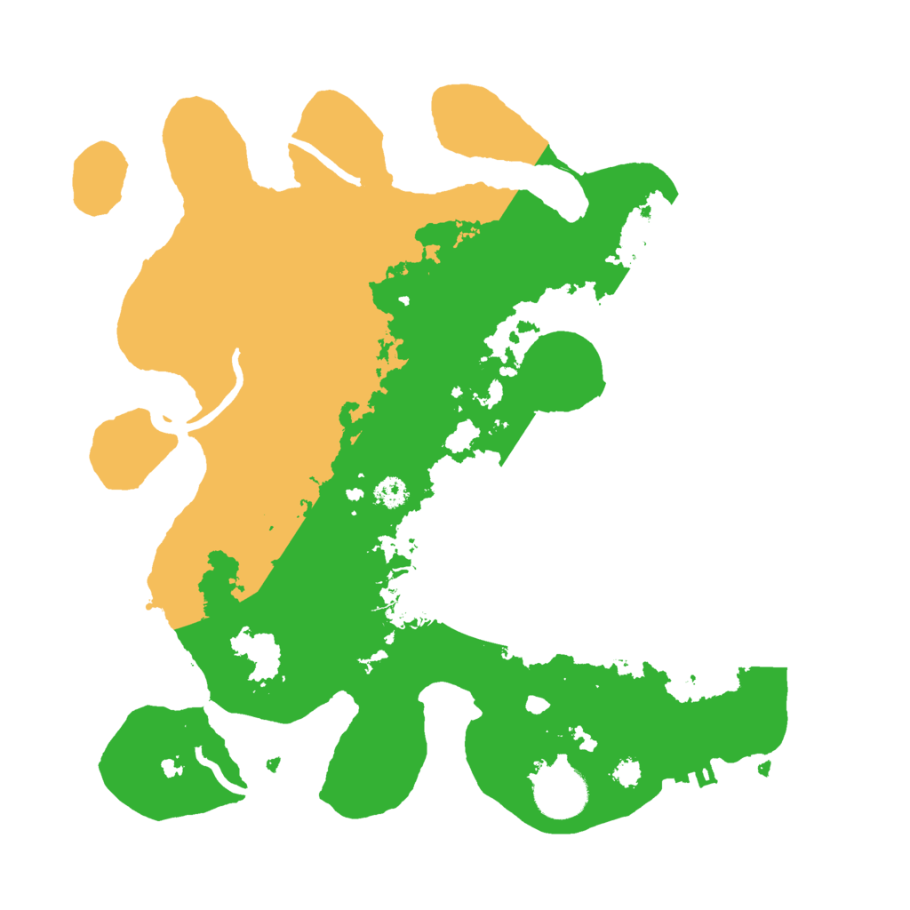 Biome Rust Map: Procedural Map, Size: 3000, Seed: 2443304