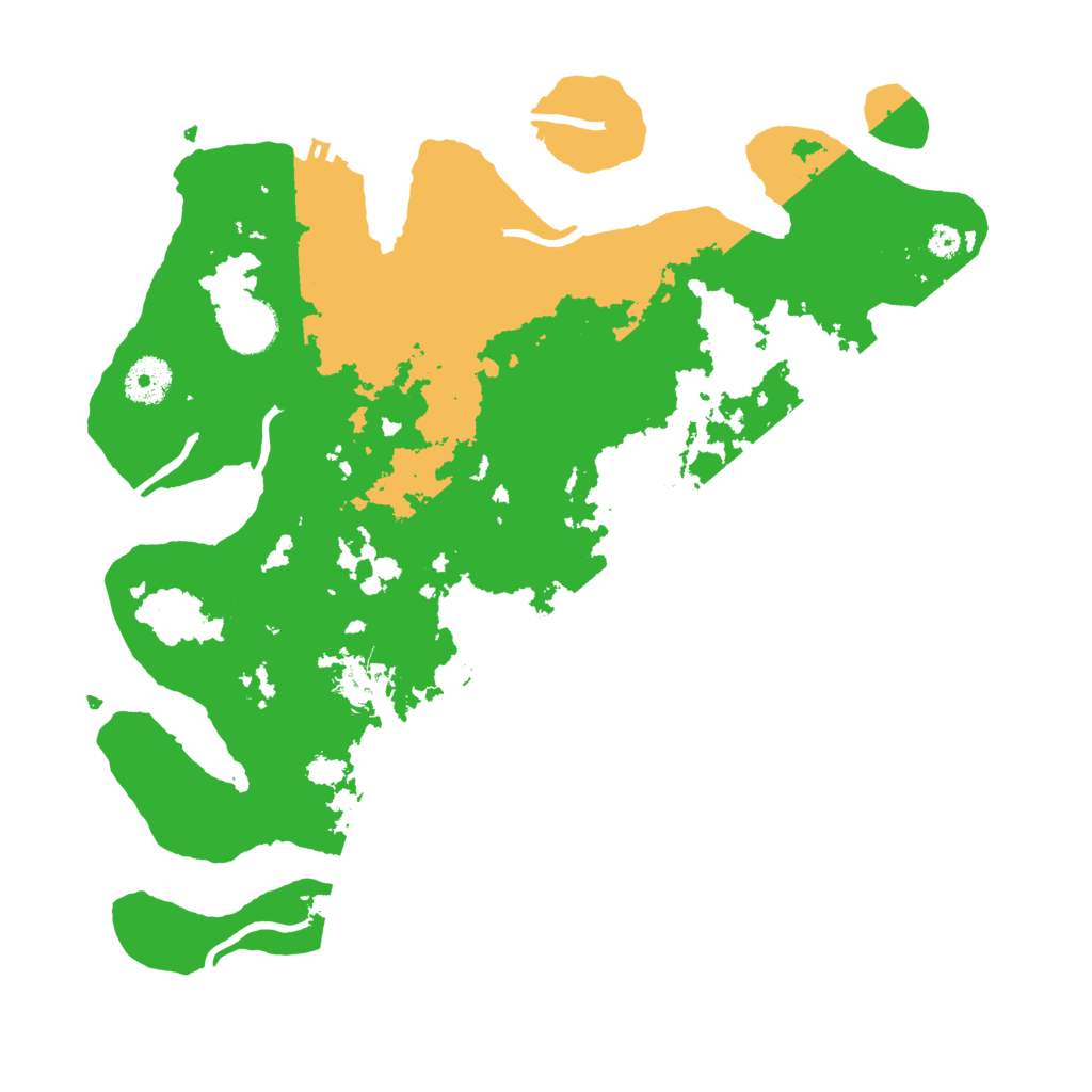Biome Rust Map: Procedural Map, Size: 3500, Seed: 6959