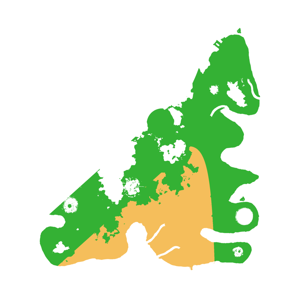Biome Rust Map: Procedural Map, Size: 3000, Seed: 2383