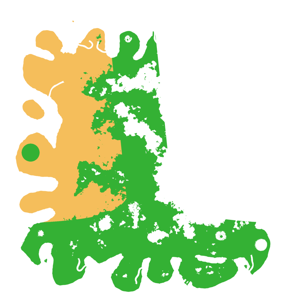 Biome Rust Map: Procedural Map, Size: 4500, Seed: 8251