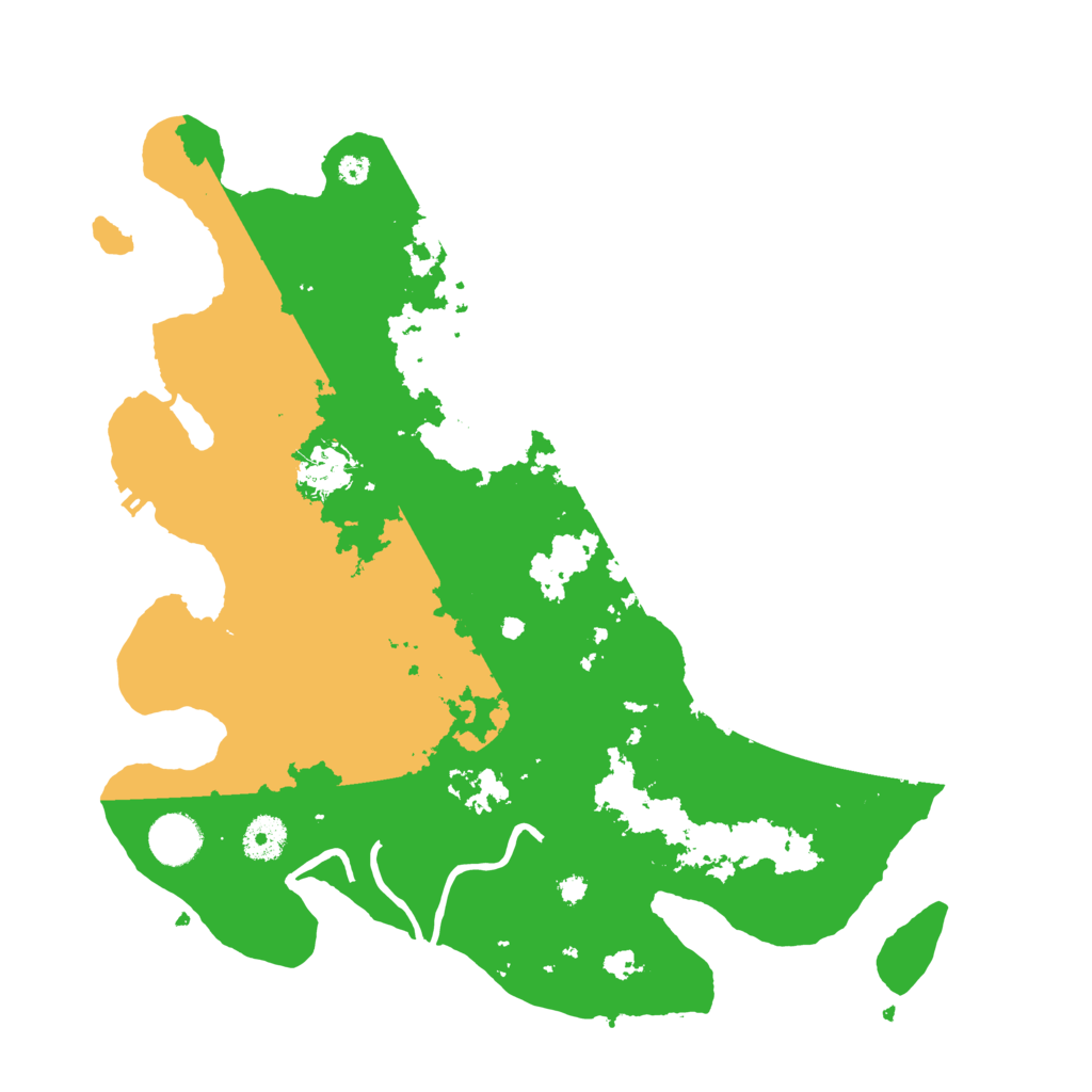 Biome Rust Map: Procedural Map, Size: 3700, Seed: 905518284