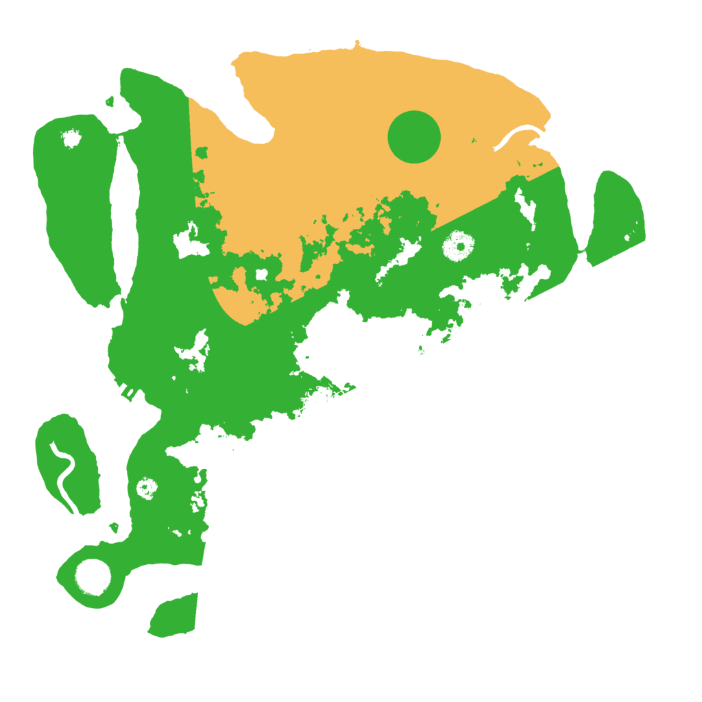 Biome Rust Map: Procedural Map, Size: 3500, Seed: 953932740