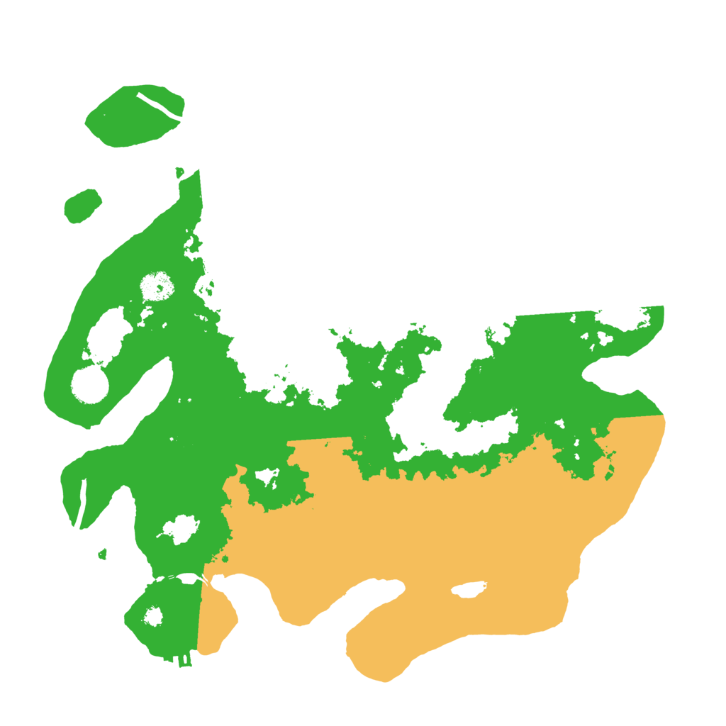 Biome Rust Map: Procedural Map, Size: 3500, Seed: 1706984428