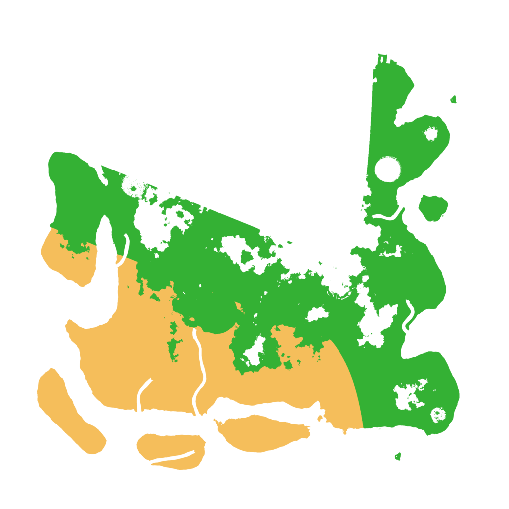Biome Rust Map: Procedural Map, Size: 3500, Seed: 1791761586