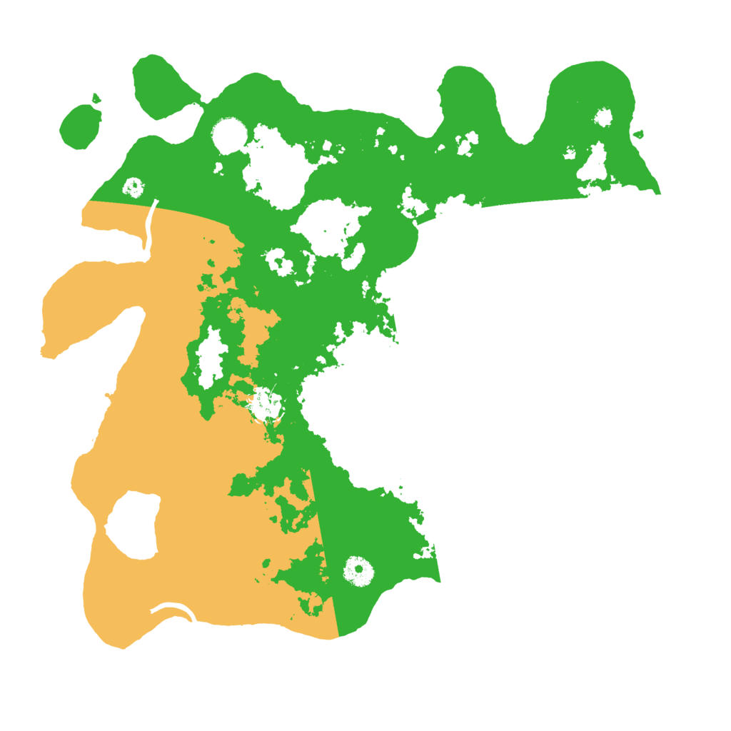 Biome Rust Map: Procedural Map, Size: 3700, Seed: 633602329