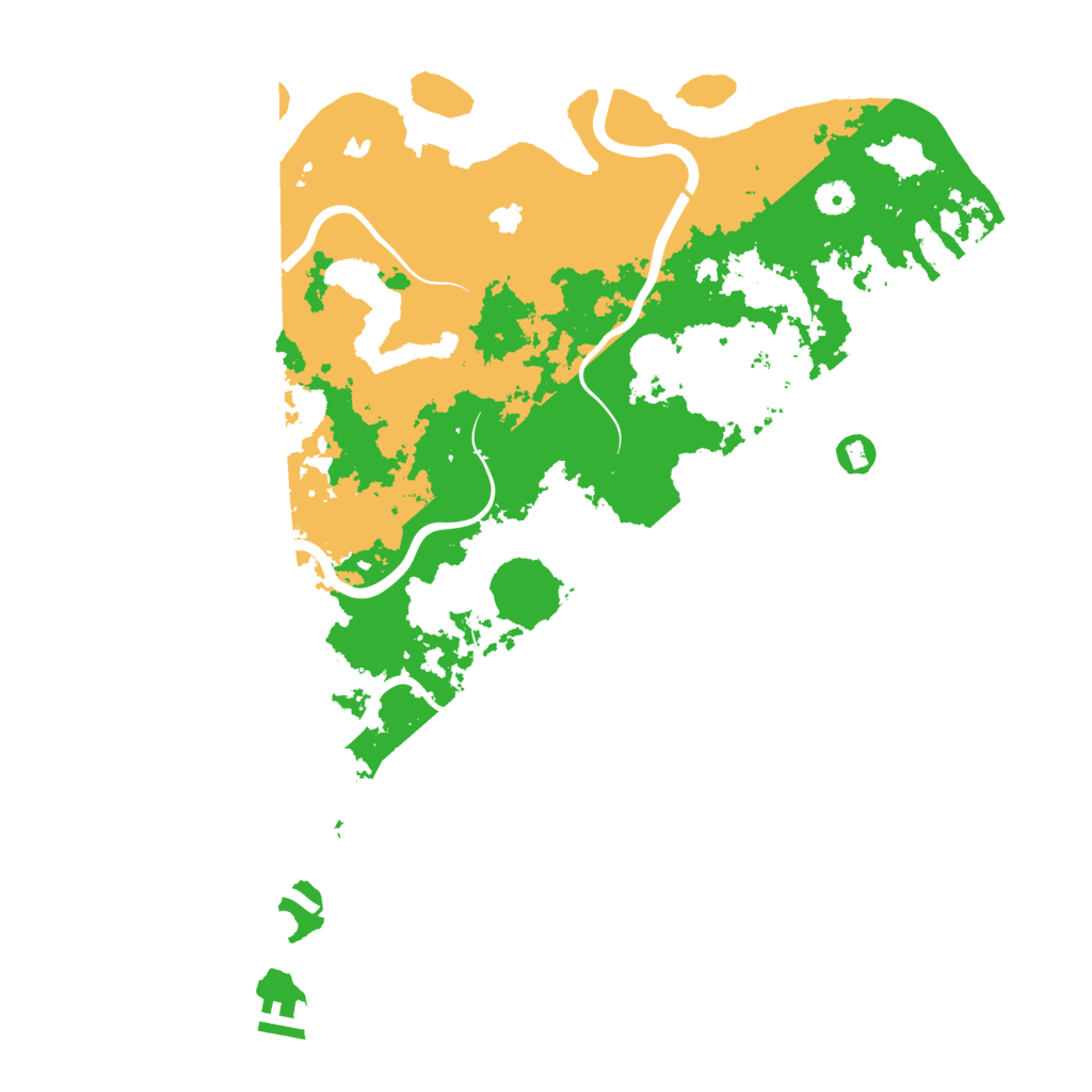 Biome Rust Map: Procedural Map, Size: 4500, Seed: 51405