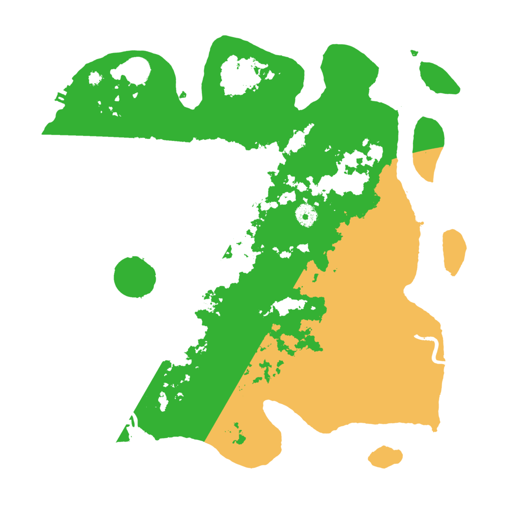 Biome Rust Map: Procedural Map, Size: 3500, Seed: 746545658