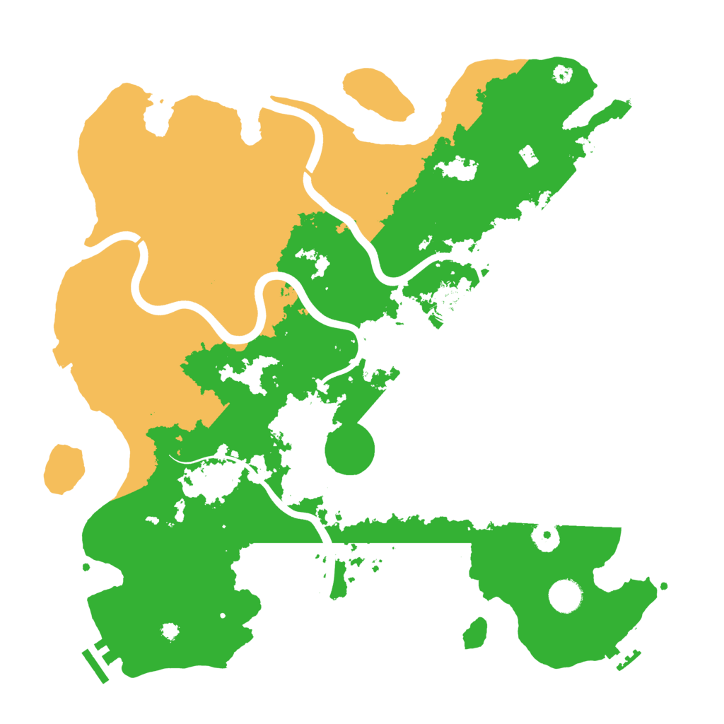 Biome Rust Map: Procedural Map, Size: 3850, Seed: 392901720