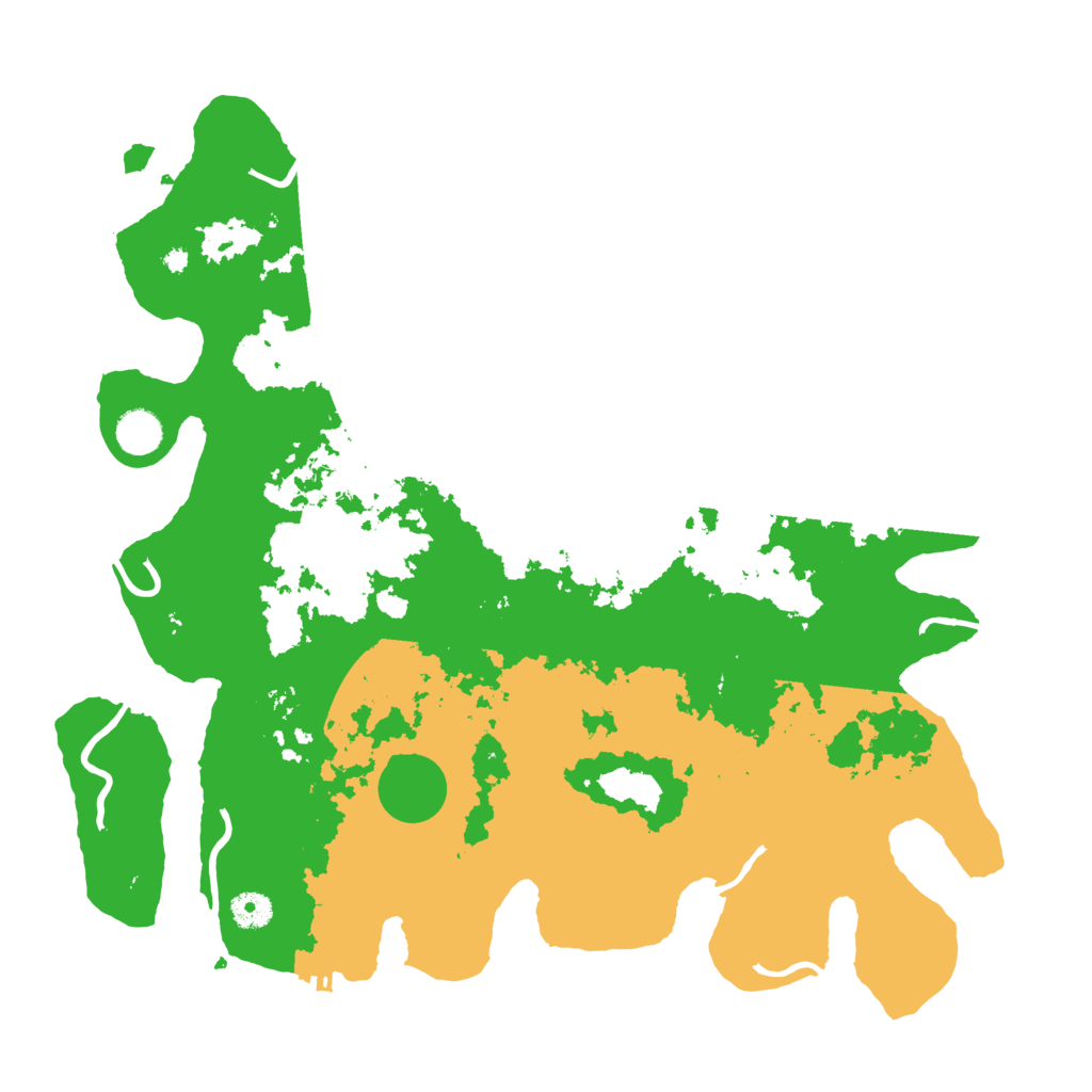 Biome Rust Map: Procedural Map, Size: 4200, Seed: 541242