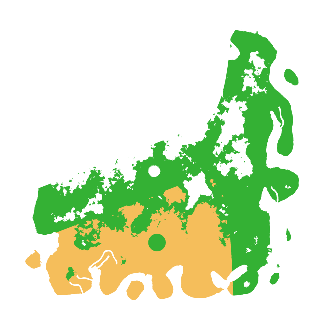 Biome Rust Map: Procedural Map, Size: 4800, Seed: 2042502613