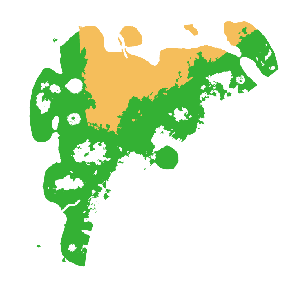 Biome Rust Map: Procedural Map, Size: 3500, Seed: 9514392