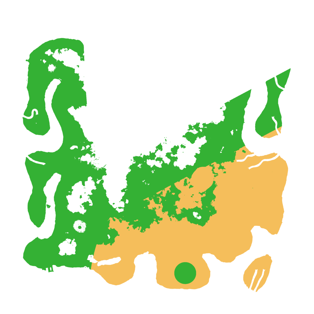 Biome Rust Map: Procedural Map, Size: 3800, Seed: 21592