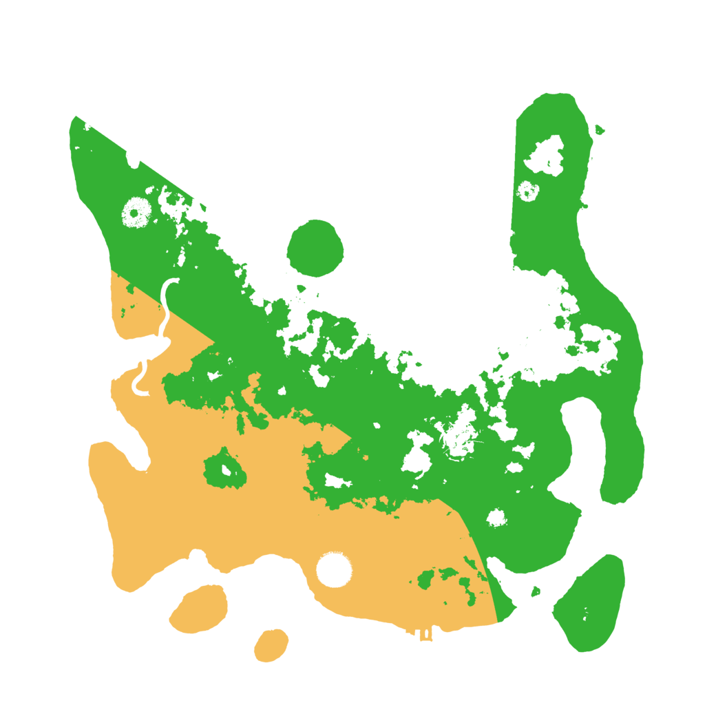 Biome Rust Map: Procedural Map, Size: 3500, Seed: 10249643