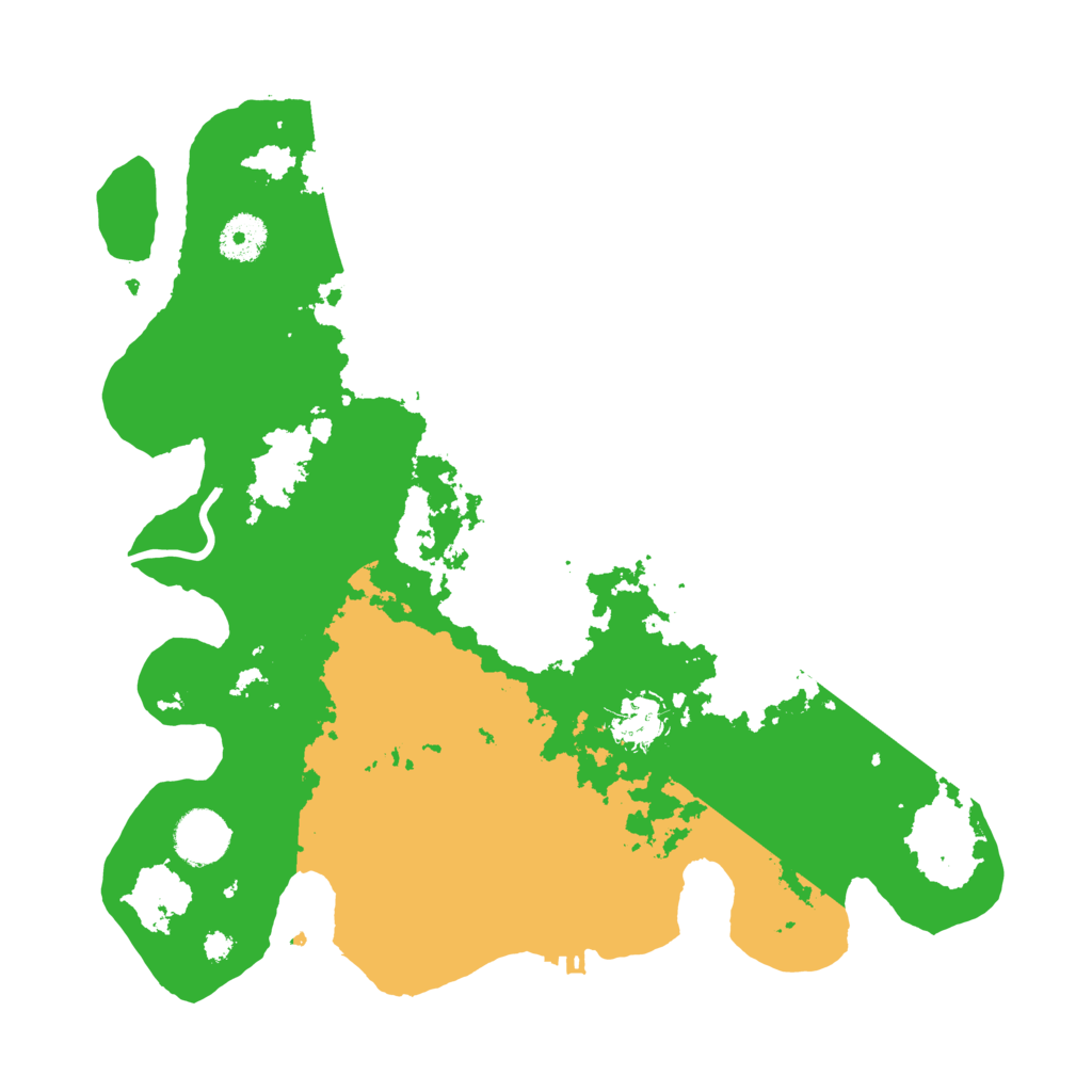 Biome Rust Map: Procedural Map, Size: 3500, Seed: 1623203