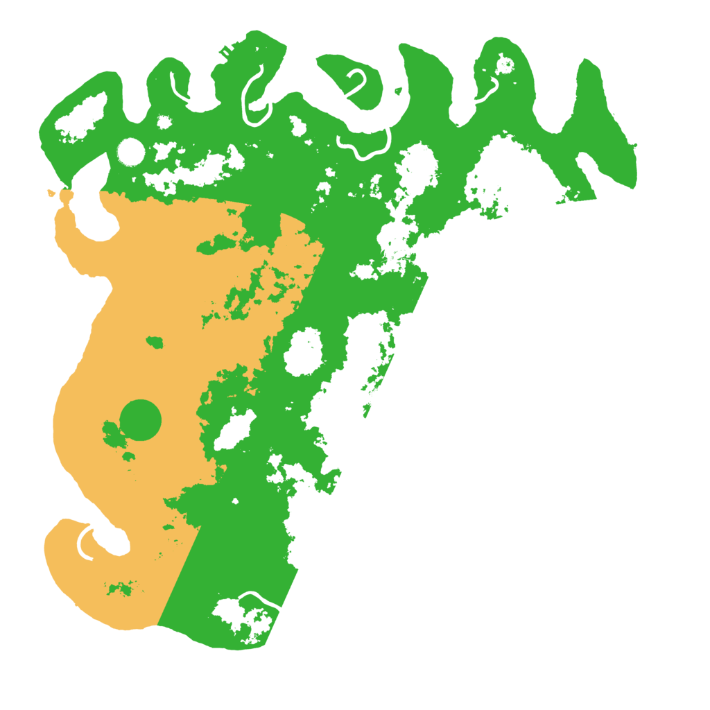 Biome Rust Map: Procedural Map, Size: 4500, Seed: 1244538456