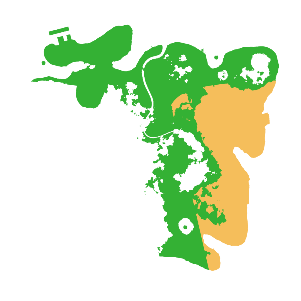 Biome Rust Map: Procedural Map, Size: 3000, Seed: 10101