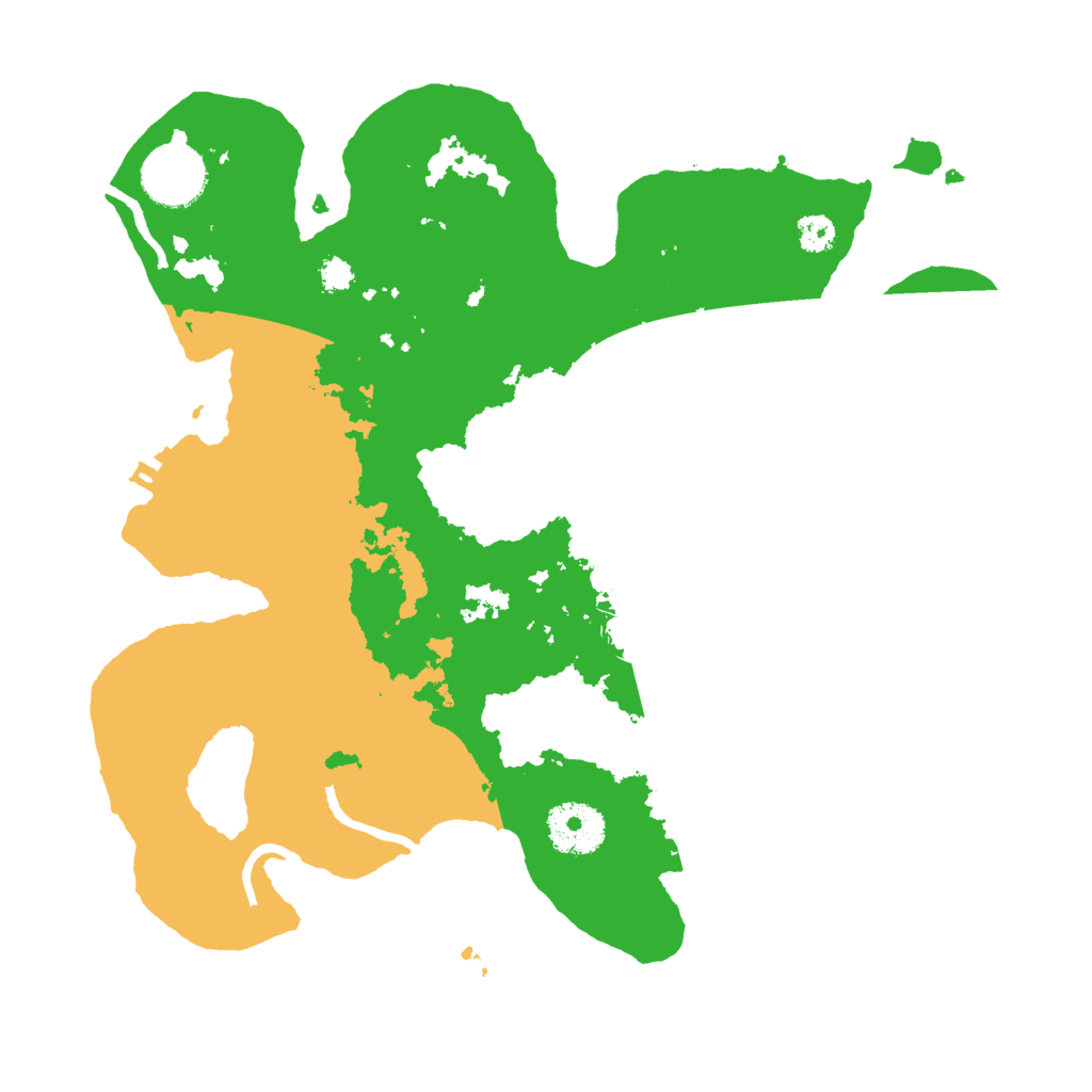 Biome Rust Map: Procedural Map, Size: 3000, Seed: 1480686879