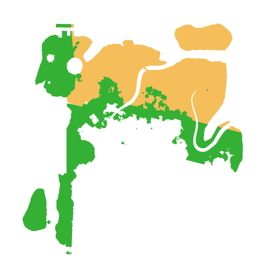 Biome Rust Map: Procedural Map, Size: 3000, Seed: 79901986