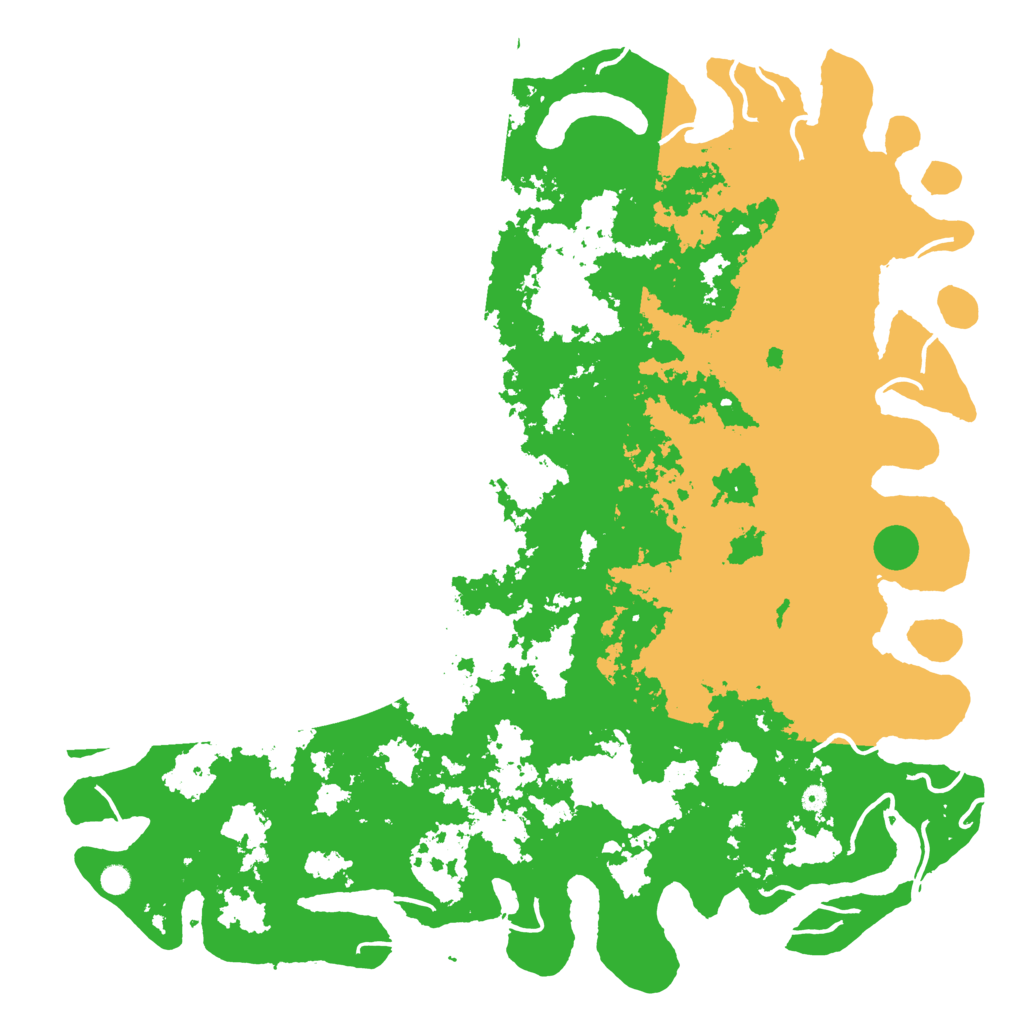 Biome Rust Map: Procedural Map, Size: 6000, Seed: 75182040
