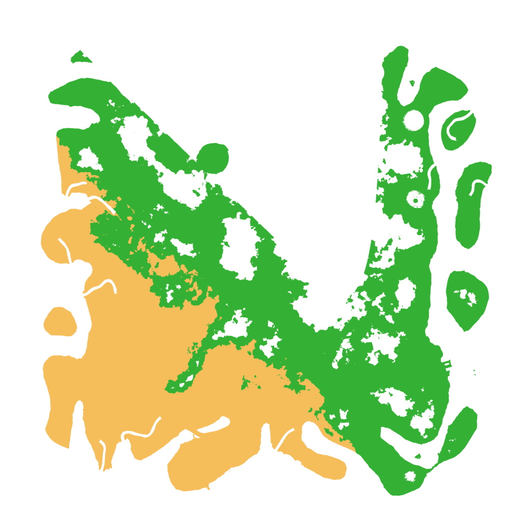 Biome Rust Map: Procedural Map, Size: 4500, Seed: 6923
