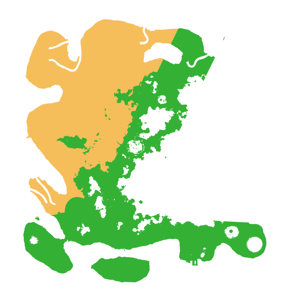 Biome Rust Map: Procedural Map, Size: 3500, Seed: 111220066