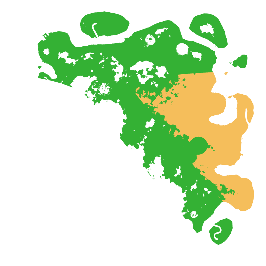 Biome Rust Map: Procedural Map, Size: 3950, Seed: 506081095