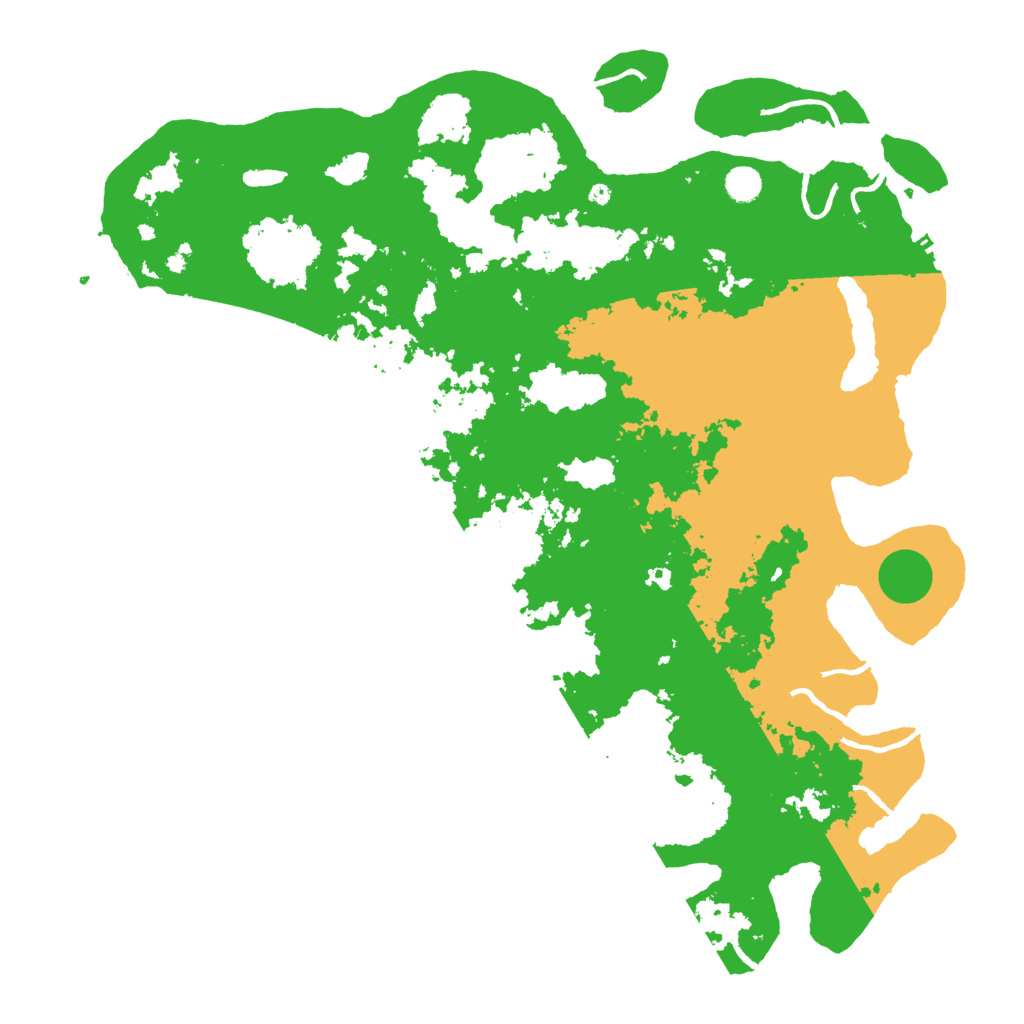 Biome Rust Map: Procedural Map, Size: 5000, Seed: 731517394