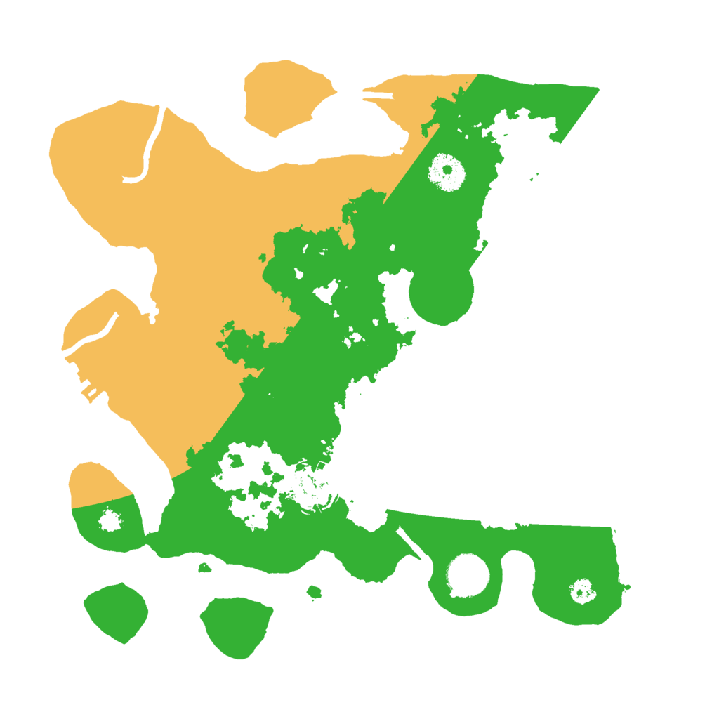 Biome Rust Map: Procedural Map, Size: 3000, Seed: 41672