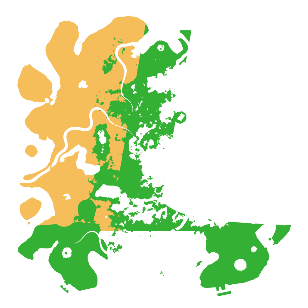 Biome Rust Map: Procedural Map, Size: 4500, Seed: 51234259