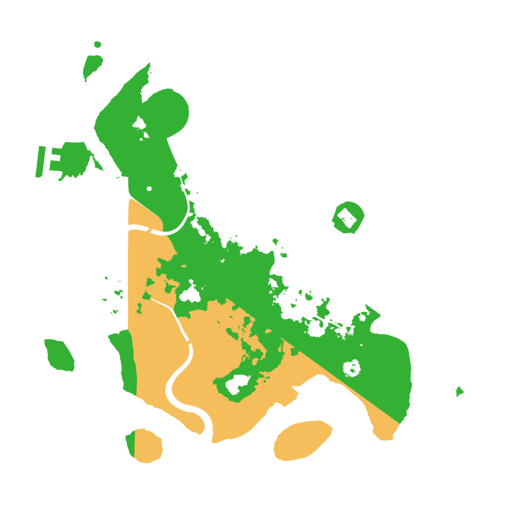 Biome Rust Map: Procedural Map, Size: 3000, Seed: 41673