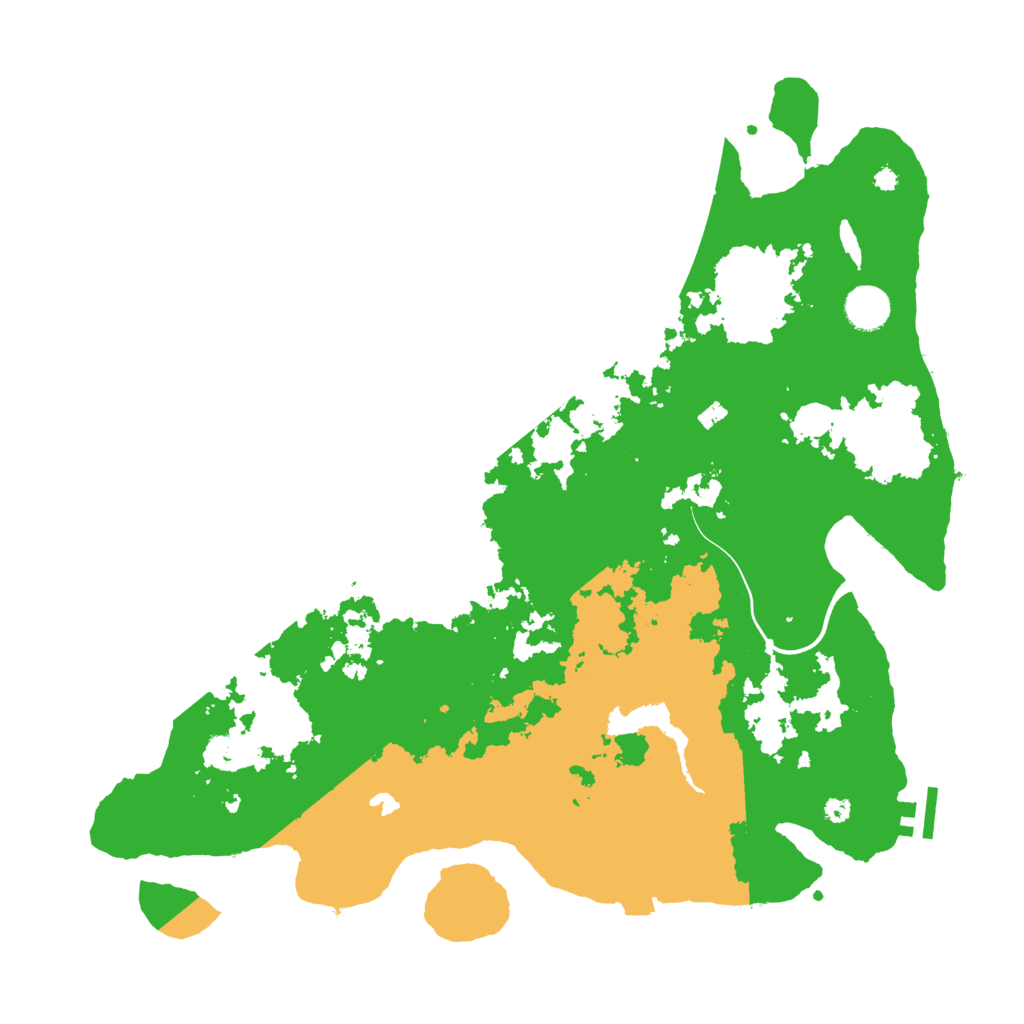 Biome Rust Map: Procedural Map, Size: 4000, Seed: 285618