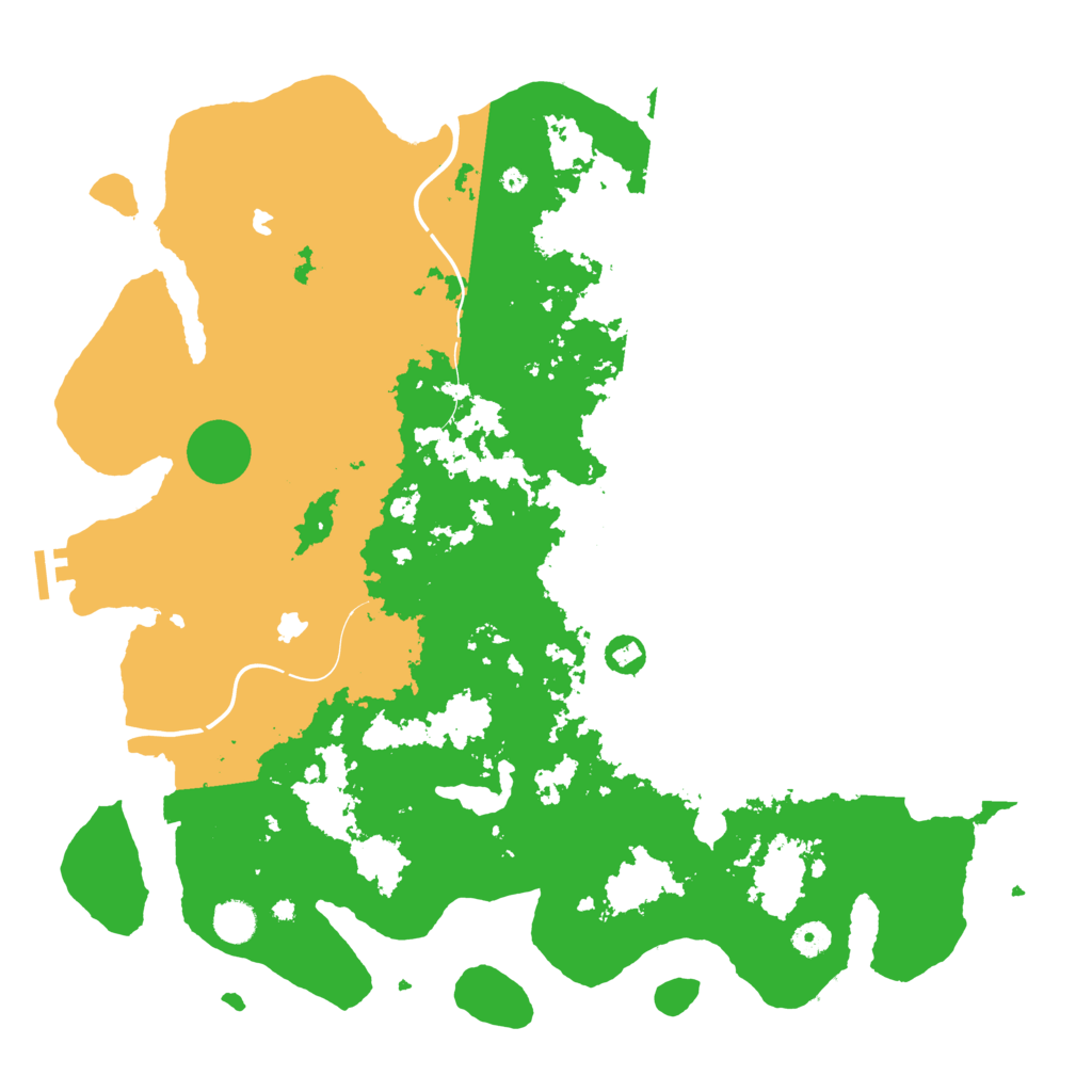 Biome Rust Map: Procedural Map, Size: 4500, Seed: 91585879
