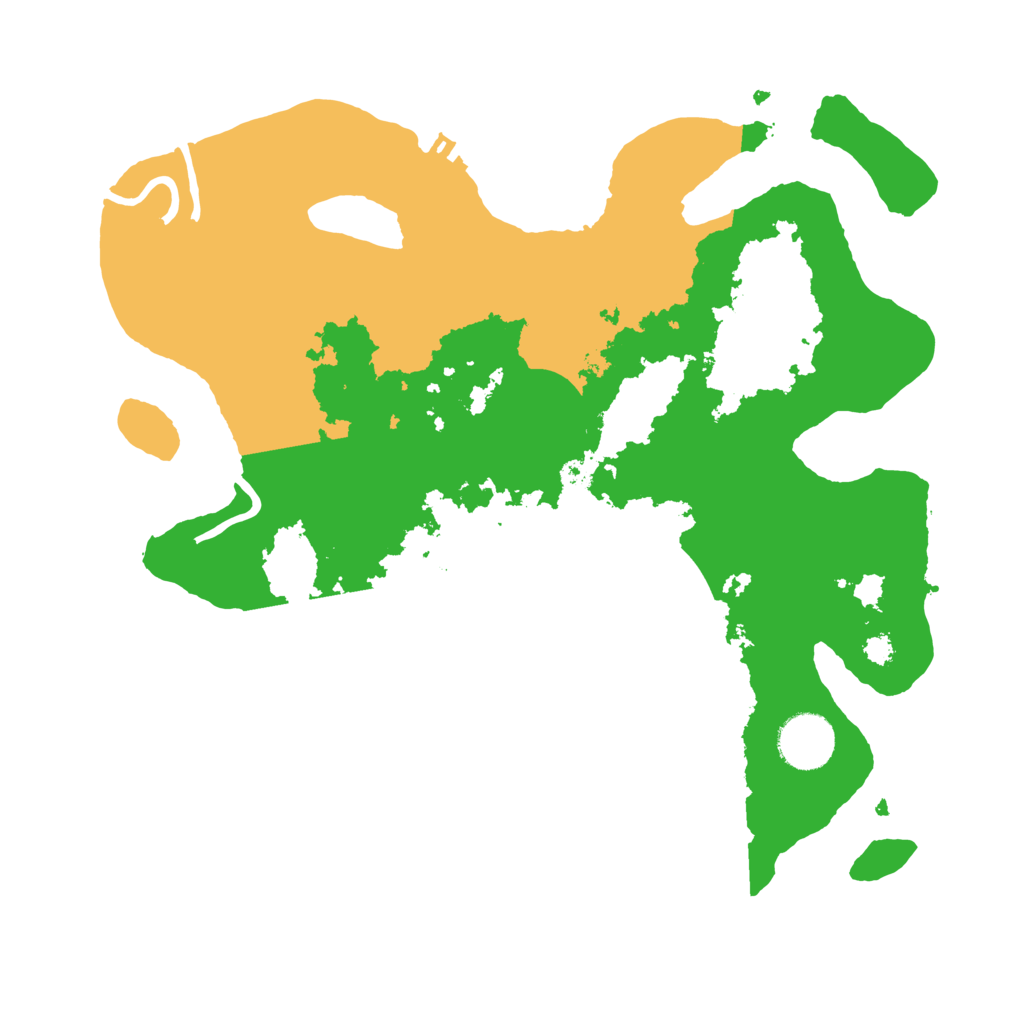Biome Rust Map: Procedural Map, Size: 3200, Seed: 304