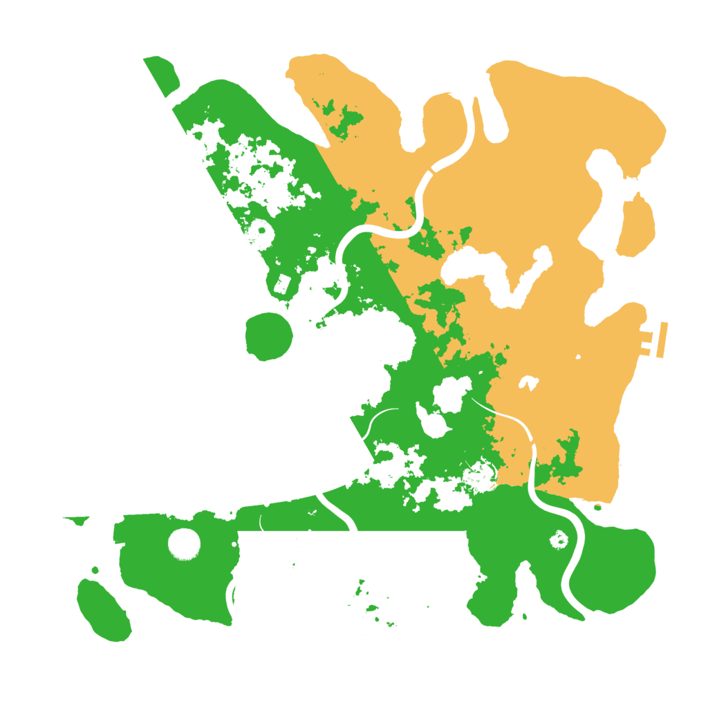 Biome Rust Map: Procedural Map, Size: 4000, Seed: 143543732