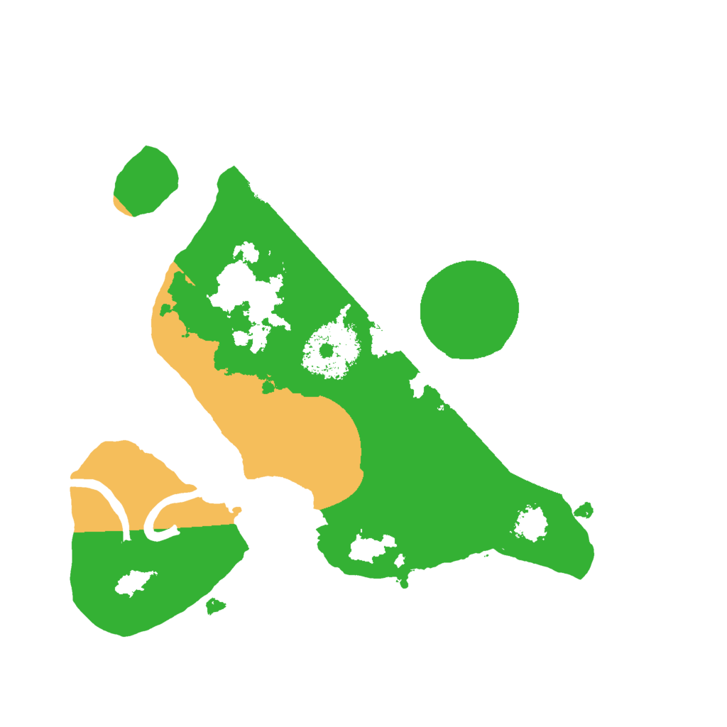 Biome Rust Map: Procedural Map, Size: 2000, Seed: 1623103