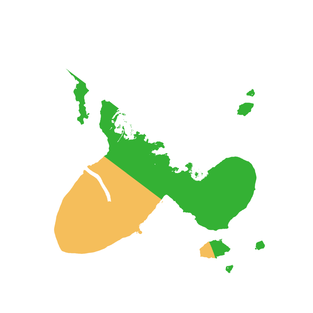 Biome Rust Map: Procedural Map, Size: 2000, Seed: 9028976