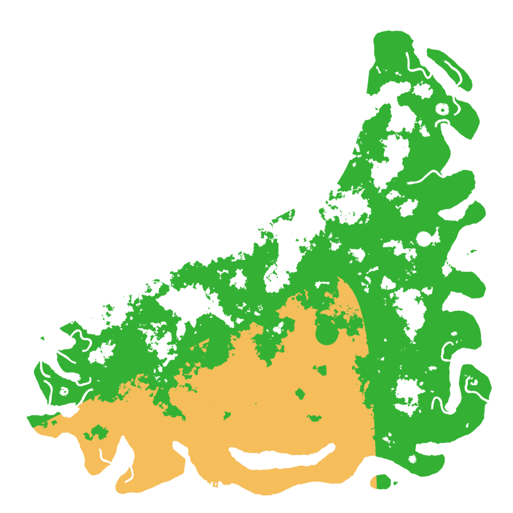 Biome Rust Map: Procedural Map, Size: 6000, Seed: 115478751
