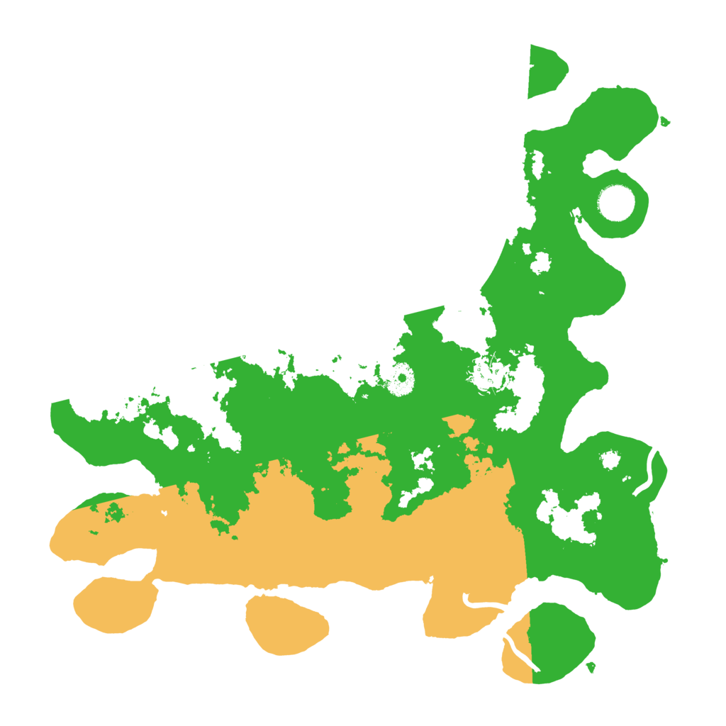 Biome Rust Map: Procedural Map, Size: 3500, Seed: 1500538029