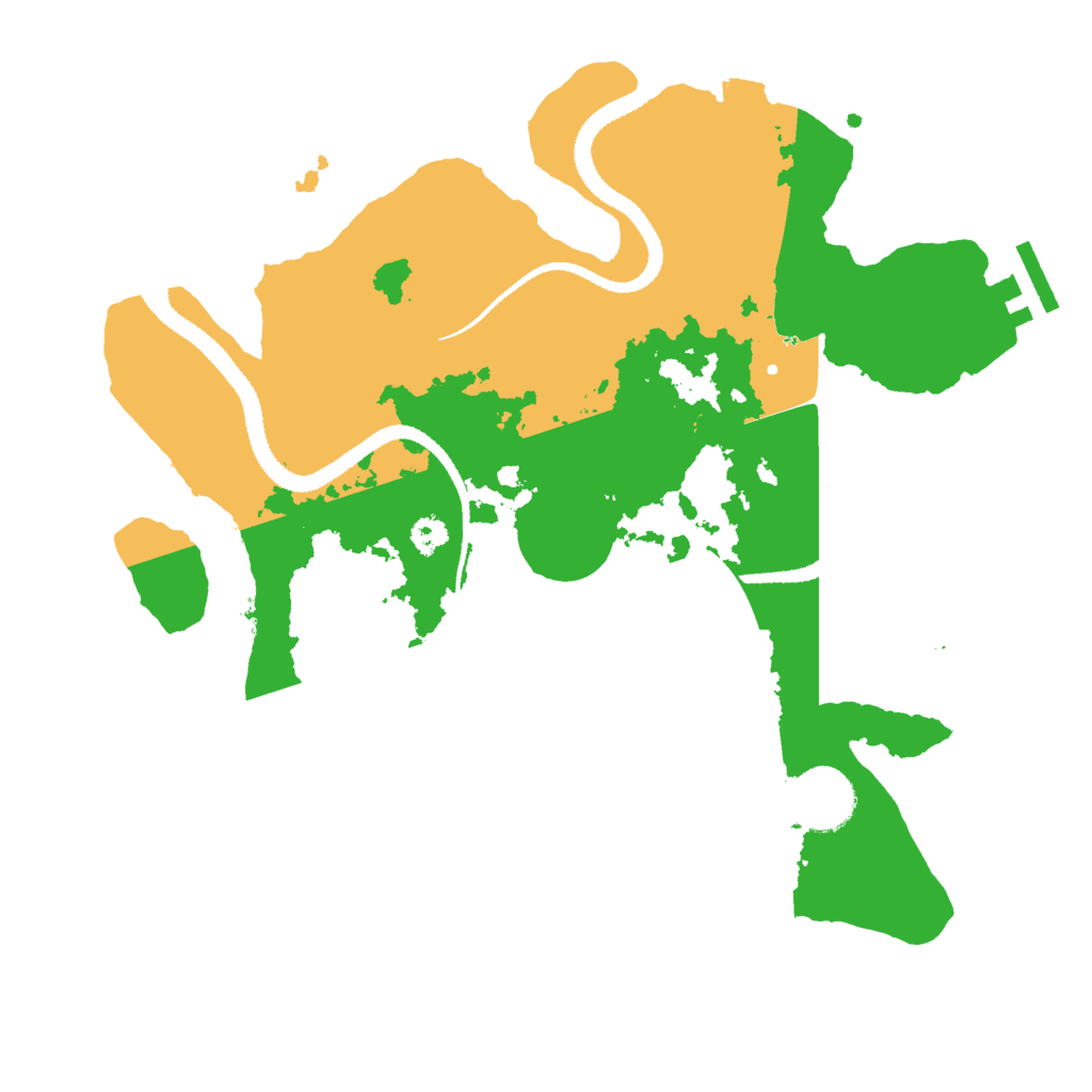 Biome Rust Map: Procedural Map, Size: 3000, Seed: 41622