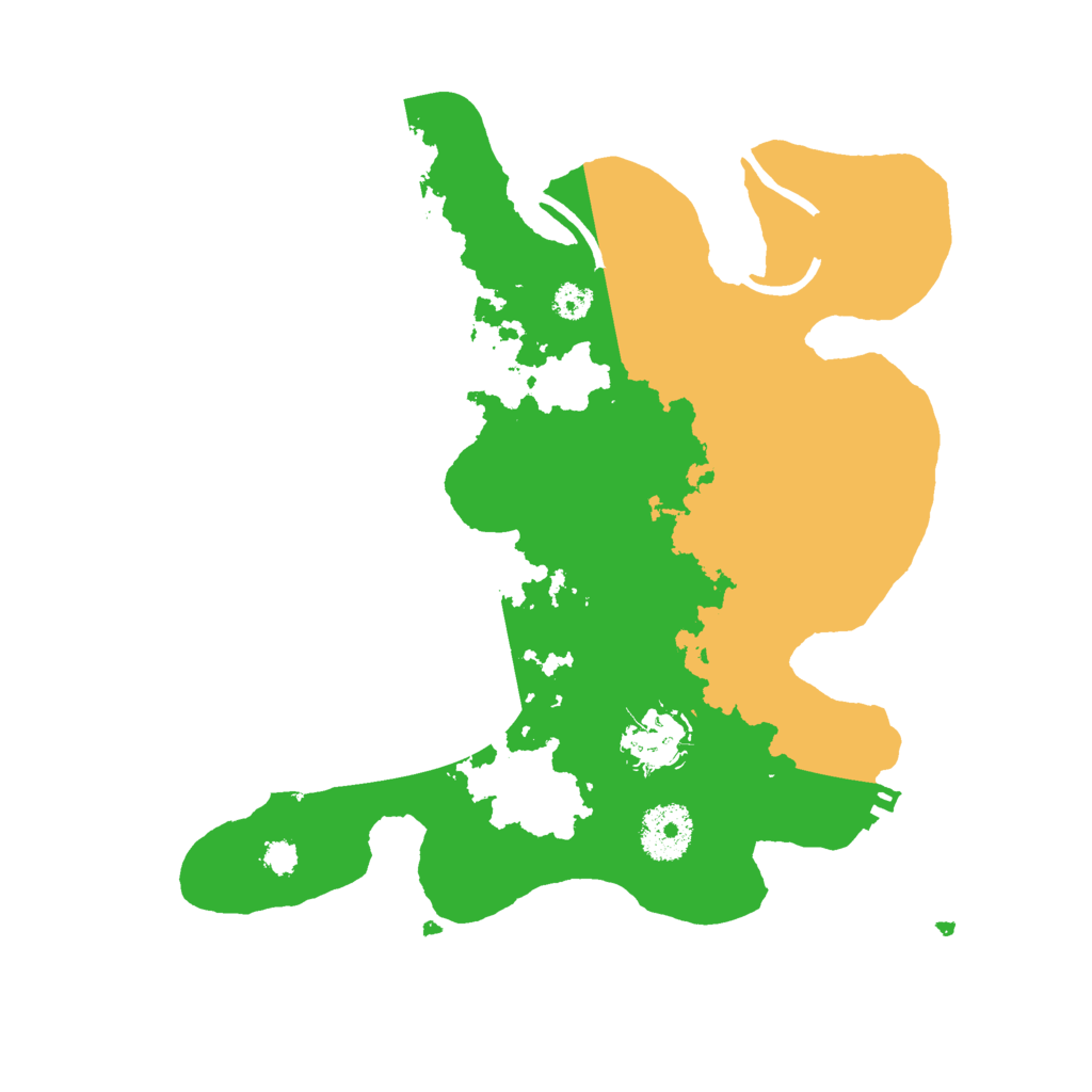 Biome Rust Map: Procedural Map, Size: 3000, Seed: 25267
