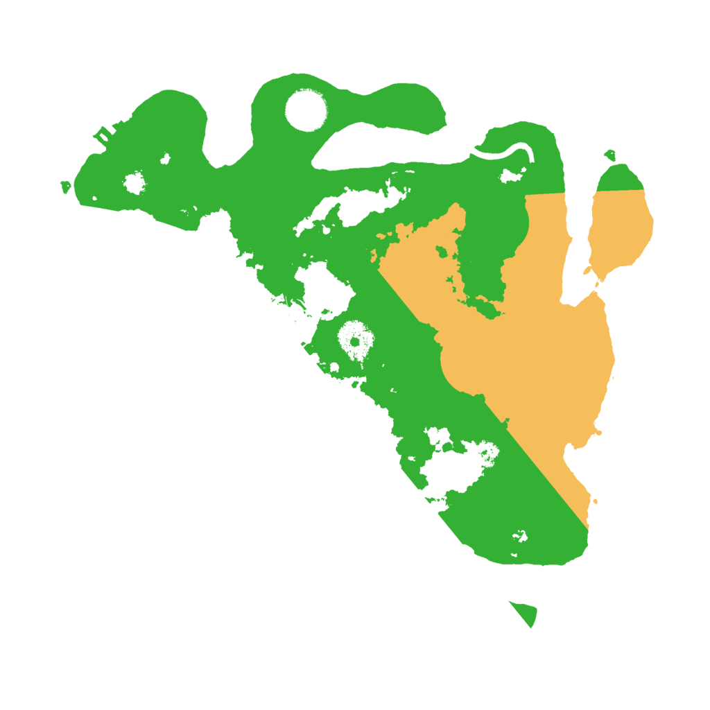 Biome Rust Map: Procedural Map, Size: 3000, Seed: 7460