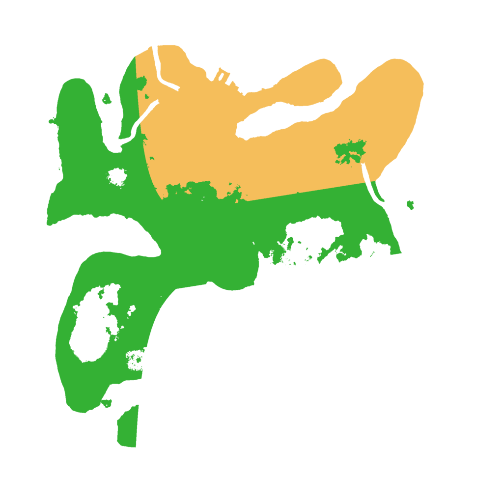 Biome Rust Map: Procedural Map, Size: 2500, Seed: 228327129