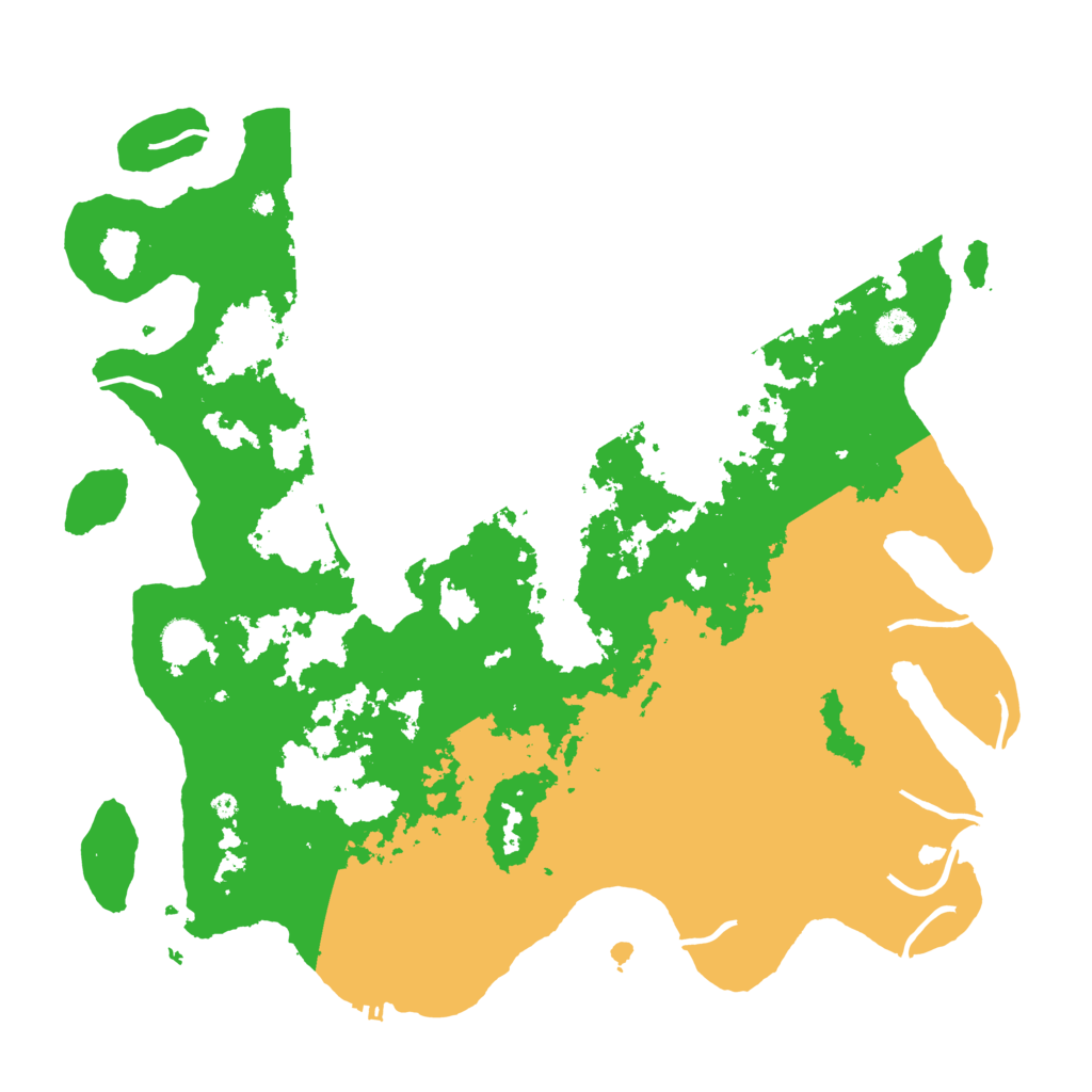 Biome Rust Map: Procedural Map, Size: 4500, Seed: 41565465